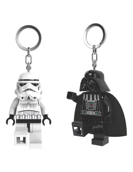 LEGO Star Wars Paquete de Luz de Llave Darth Vader y Stormtrooper LEGO Star Wars Paquete de Luz de Llave Darth Vader y Stormtrooper