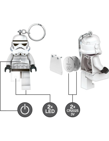 LEGO Star Wars Paquete de Luz de Llave Darth Vader y Stormtrooper