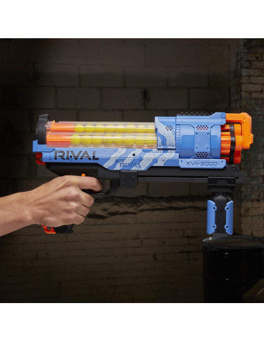Bláster Nerf Rival Artemis XVII-3000 Azul - 30 Proyectiles