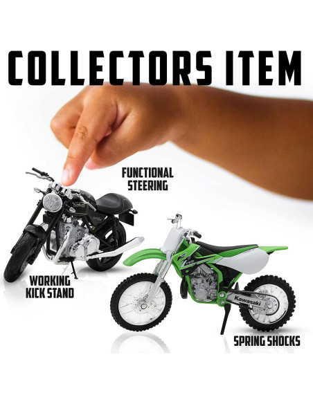 Motocicleta Die Cast Welly Suzuki DR-Z400S Amarilla 1:18 Motocicleta Die Cast Welly Suzuki DR-Z400S Amarilla 1:18