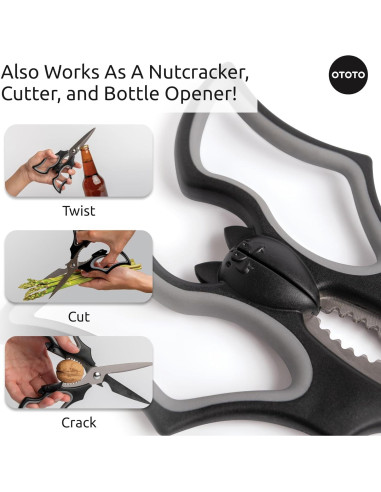 Tijeras de Cocina OTOTO Elizabat Murciélago - Acero Inoxidable