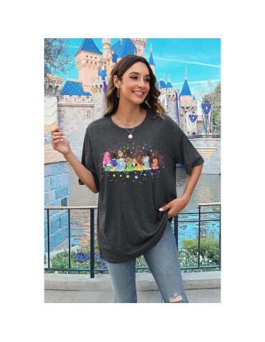 Camisa Mágica para Mujeres - Princesa Gris Mediana