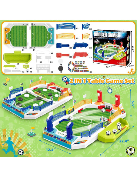 Juego de Mesa Mini Futbolín SpringFlower 55.88x30.48cm Juego de Mesa Mini Futbolín SpringFlower 55.88x30.48cm