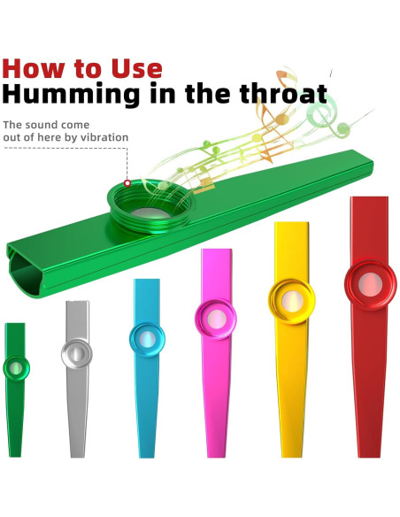36 Piezas Juguetes Musicales para Niños - Armónicas y Kazoos 36 Piezas Juguetes Musicales para Niños - Armónicas y Kazoos