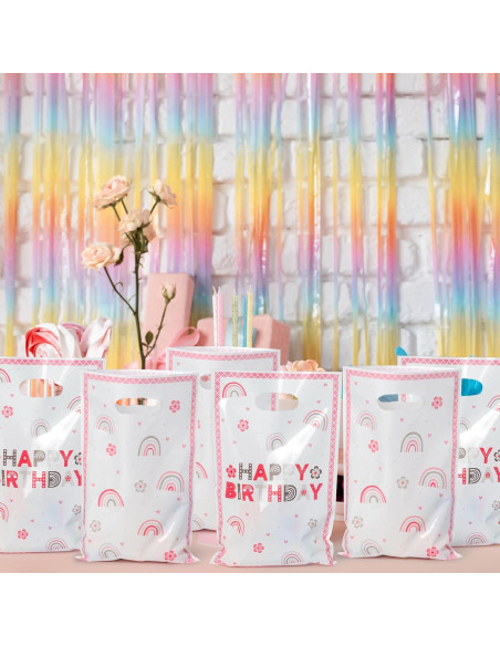 50 Bolsas de Fiesta Boho Rosa ArowlWesh 16.3x25.4cm 50 Bolsas de Fiesta Boho Rosa ArowlWesh 16.3x25.4cm