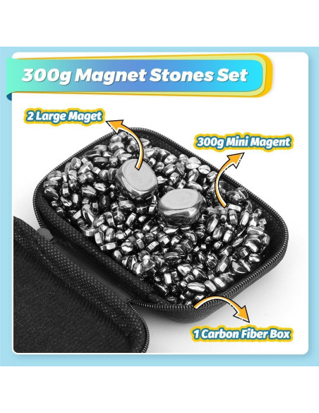 Juguetes Antiestrés Dilabnba 550PCS Putty Magnético Negro Juguetes Antiestrés Dilabnba 550PCS Putty Magnético Negro
