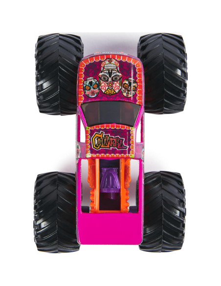 Monster Jam Camiones de Monstruo Dalmatiano vs Calavera 1:64 Monster Jam Camiones de Monstruo Dalmatiano vs Calavera 1:64