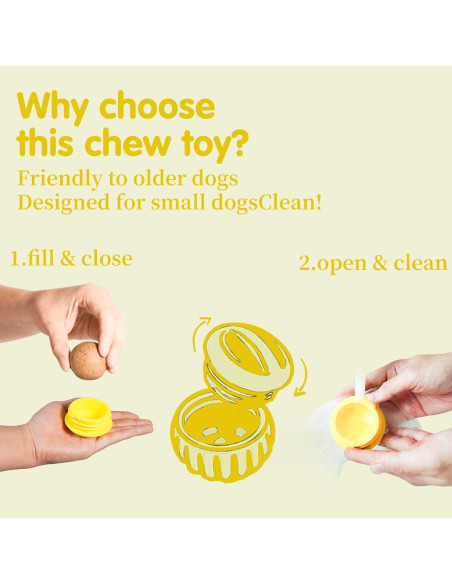 Juguete para Masticar Perros Eooezj Amarillo 8cm Silicona Juguete para Masticar Perros Eooezj Amarillo 8cm Silicona