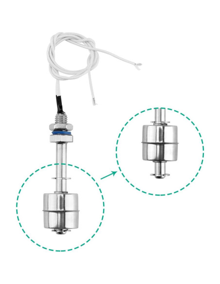 Sensor de nivel de agua Elecall ES7510 Acero Inoxidable 10W Sensor de nivel de agua Elecall ES7510 Acero Inoxidable 10W