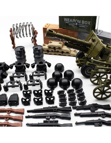 Paquete de Accesorios Militares Segunda Guerra Mundial ZECHOCHOZE