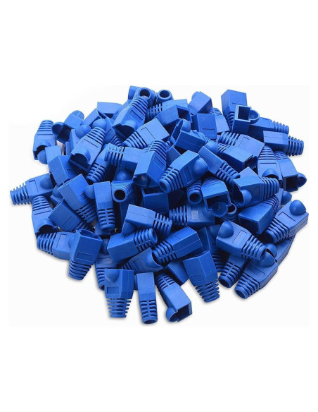 Botas de Alivio de Tensión RJ45 YIOVVOM Azul - 6.5mm Botas de Alivio de Tensión RJ45 YIOVVOM Azul - 6.5mm