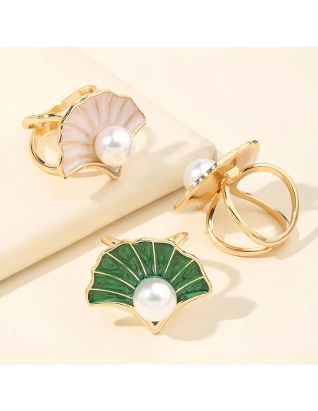 Anillo de Bufanda SYWDUDUCLT para Mujer - Clips de Seda 2 Pcs Anillo de Bufanda SYWDUDUCLT para Mujer - Clips de Seda 2 Pcs