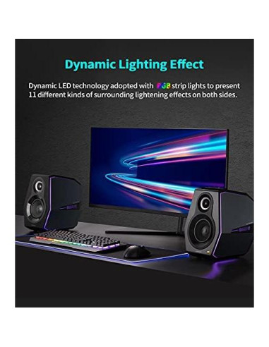 Altavoces Edifier G5000 Inalámbricos 88W RGB para PC/PS4/TV