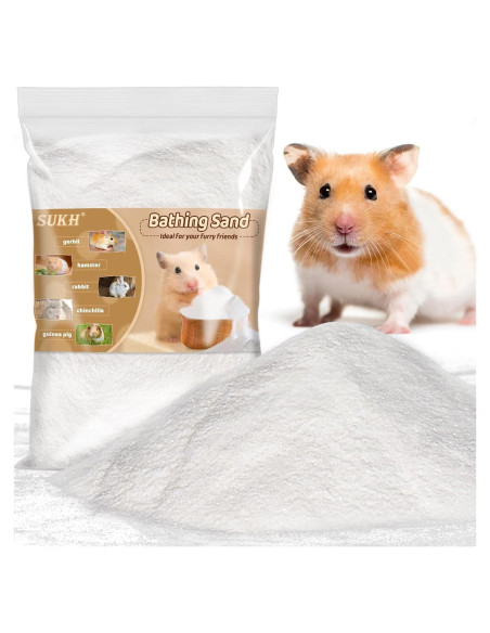 Arena Fina de Sílice para Hámster BathSand 396.9 g Arena Fina de Sílice para Hámster BathSand 396.9 g