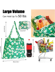 Pack de 12 Bolsas de Compras Reutilizables RUIPBOTE - Gran Capacidad 2