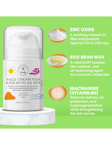 Protector Solar Hidratante para Niños SPF 30 - Orgánico Protector Solar Hidratante para Niños SPF 30 - Orgánico