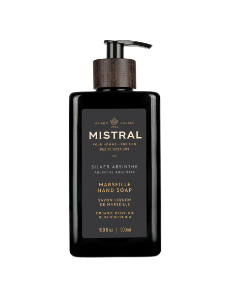 Jabón Líquido Mistral 500 ml Absenta Plateada Hidratante Jabón Líquido Mistral 500 ml Absenta Plateada Hidratante