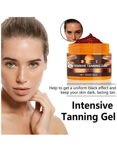 Gel Acelerador de Bronceado LISAELIXIR 200g Hidratante con Vitamina E