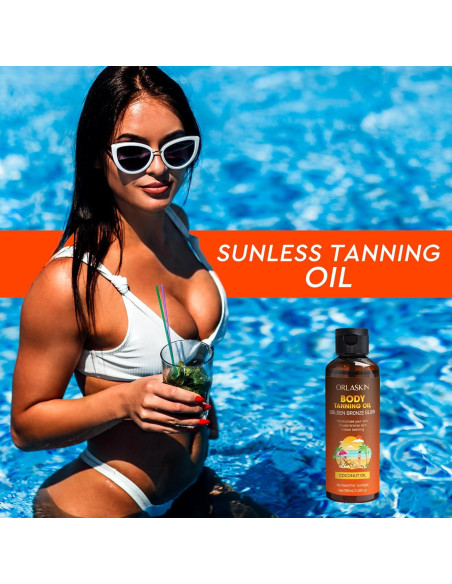 Aceite Bronceador ORLASKIN 120g Hidratante Vegano con Coco Aceite Bronceador ORLASKIN 120g Hidratante Vegano con Coco