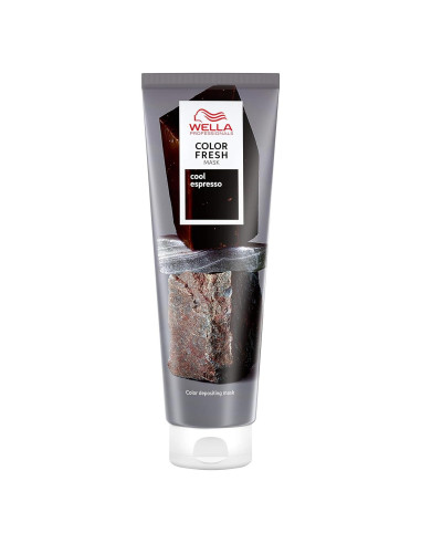 Mascarilla Color Fresh Wella 148 ml - Cool Espresso - Vegana
