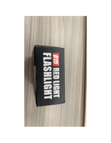 Linterna Roja Recargable USB DARKDAWN D15, Mini LED 10.7cm