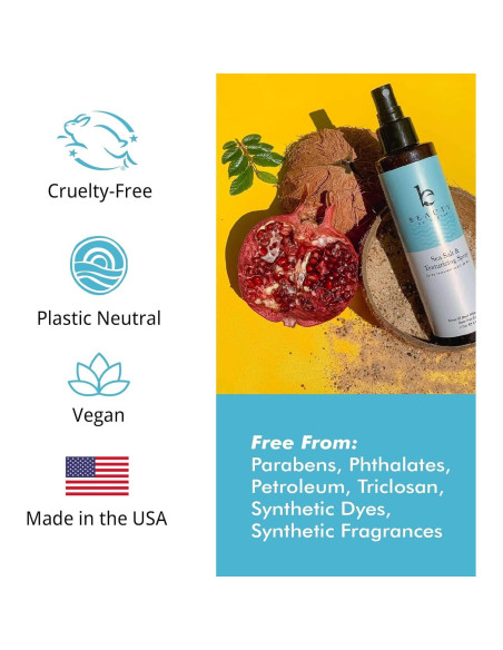 Spray de Sal Marina Beauty by Earth 177 ml - Texturizador Cabello Spray de Sal Marina Beauty by Earth 177 ml - Texturizador Cabello