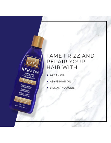 Tratamiento Sin Enjuague Vital Care Argan 289 g - Queratina Hidratante