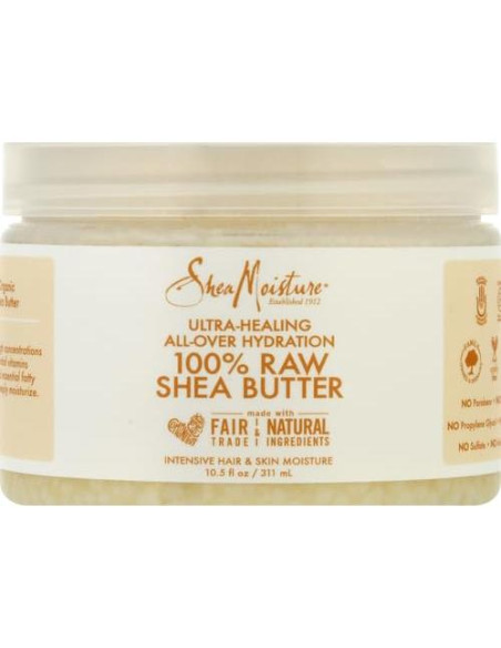 Manteca de Karité SheaMoisture 100% Orgánica 340 ml Hidratante