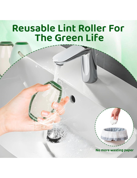 Rodillo Quitapelusas Reutilizable Beibunhn 2 Pcs Verde Rodillo Quitapelusas Reutilizable Beibunhn 2 Pcs Verde