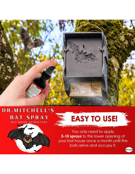 Spray Atractivo para Murciélagos Dr. Mitchell - 60ml Natural Spray Atractivo para Murciélagos Dr. Mitchell - 60ml Natural