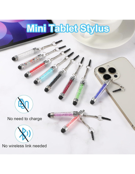 10 Lápices Stylus JIEYAO para Pantallas Táctiles - Colores Variados 10 Lápices Stylus JIEYAO para Pantallas Táctiles - Colores Variados