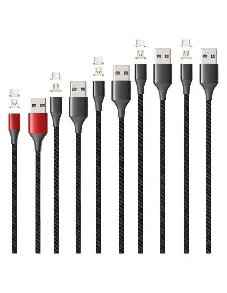 Cable de Carga Magnético N. NETDOT Gen 10 - 5 Piezas, 1m a 6.6m Cable de Carga Magnético N. NETDOT Gen 10 - 5 Piezas, 1m a 6.6m
