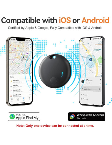 Etiquetas de Seguimiento Inteligentes Delumu - Dual iOS/Android