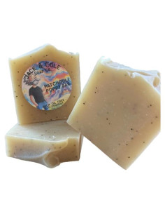 Jabón Vegano de Pachulí con Semillas de Amapola 113g