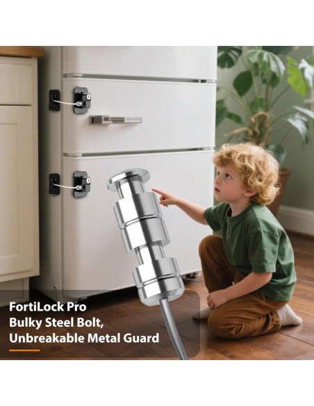Cerradura de Refrigerador HalfofLife 4PCS Seguridad Infantil Cerradura de Refrigerador HalfofLife 4PCS Seguridad Infantil