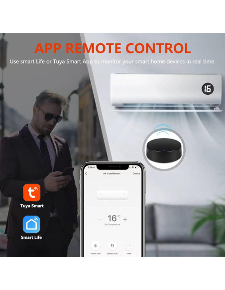 Control Remoto IR Inteligente ORIKLON RC-IR+TH con Sensor de Temperatura y Humedad Control Remoto IR Inteligente ORIKLON RC-IR+TH con Sensor de Temperatura y Humedad