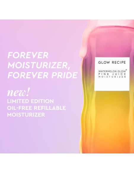 Hidratante Facial Gel Agua Rosa Glow Recipe 50ml - Ácido Hialurónico Hidratante Facial Gel Agua Rosa Glow Recipe 50ml - Ácido Hialurónico