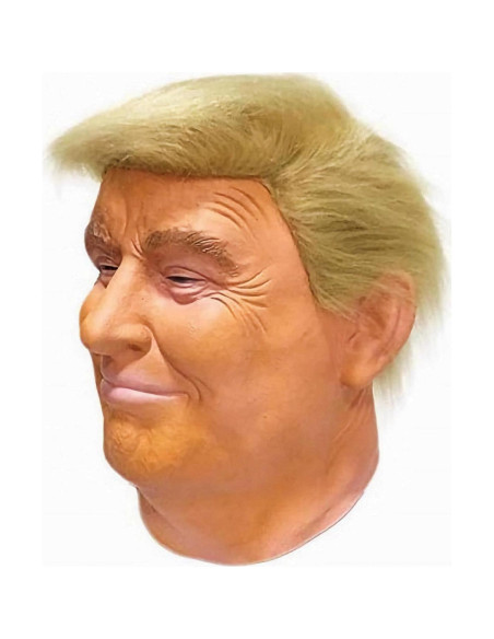 Máscara de Halloween Realista RAPGET - Candidato Presidencial Adulto Máscara de Halloween Realista RAPGET - Candidato Presidencial Adulto