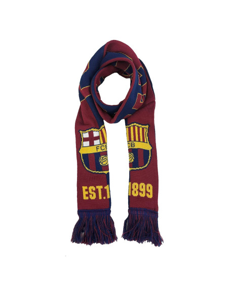 Bufanda reversible FC Barcelona 147 cm acrílico oficial Bufanda reversible FC Barcelona 147 cm acrílico oficial