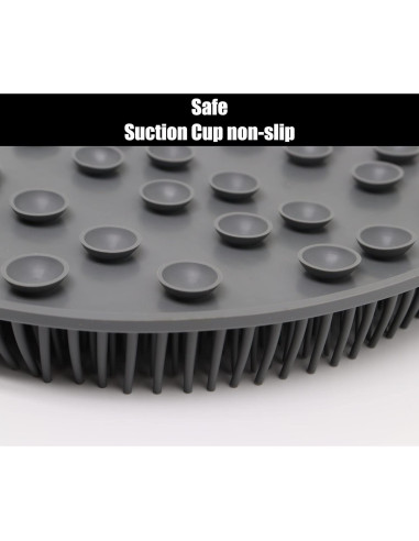 Exfoliante de pies de silicona BENLIUDH con ventosas 30.5x22.9cm