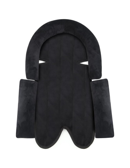 Soporte para Cabeza de Bebé PandaEar 3 en 1 Lavable Negro y Gris Soporte para Cabeza de Bebé PandaEar 3 en 1 Lavable Negro y Gris