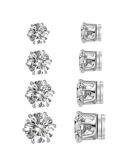 Pendientes Magnéticos YCL&TXL Acero Inoxidable Hipoalergénicos 5-8mm Pendientes Magnéticos YCL&TXL Acero Inoxidable Hipoalergénicos 5-8mm