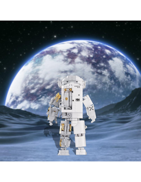 Juego de Bloques de Construcción Astronauta NETEHU - 880 Piezas Juego de Bloques de Construcción Astronauta NETEHU - 880 Piezas