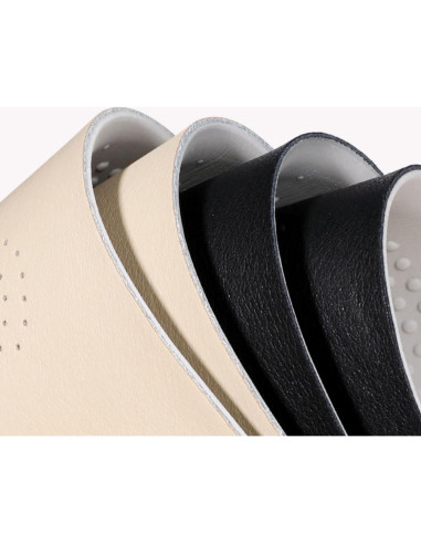 Plantillas de Cuero Negro Aureolek para Pies Sudorosos Talla 6.5-7.5