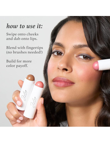 Barra Iluminadora Julep 2-en-1 Crema a Polvo Brillo Sutil