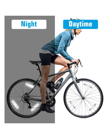 4 Reflectores de Rueda de Bicicleta ValueBargain - Seguridad y Decoración 4 Reflectores de Rueda de Bicicleta ValueBargain - Seguridad y Decoración