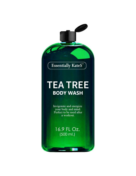 Jabón Corporal Natural de Árbol de Té 500 ml - Combate Olores e Irritación Jabón Corporal Natural de Árbol de Té 500 ml - Combate Olores e Irritación