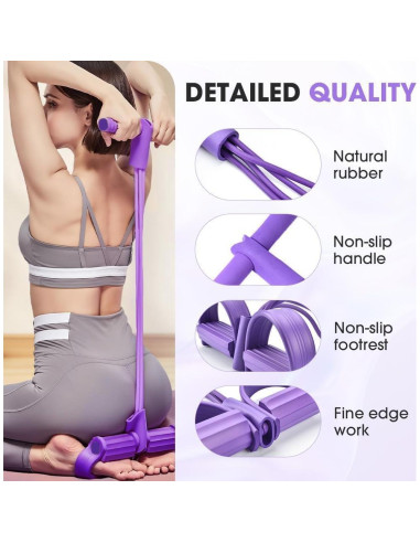 Bandas de Resistencia Fitness UKM 21 Tubos para Ejercicio