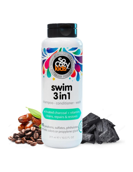 SoCozy Kids Swim 3-en-1 Champú y Acondicionador 310 ml SoCozy Kids Swim 3-en-1 Champú y Acondicionador 310 ml