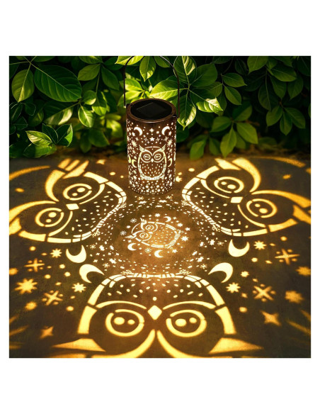 Linterna Solar Impermeable Fabuday Búho 18cm LED Exterior Linterna Solar Impermeable Fabuday Búho 18cm LED Exterior